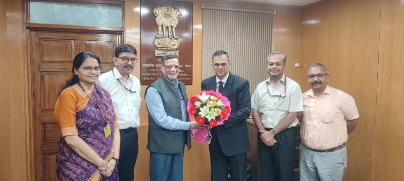 Visit of Hon’ble Chairman APARC, to the Department of Administrative Reforms and Public Grievances, Government of India